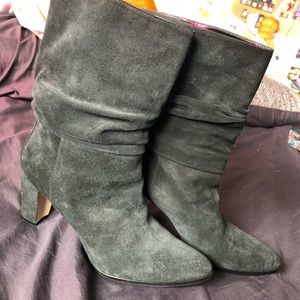 Authentic Black Manolo Booties